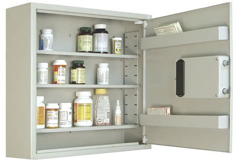 lockable metal medicine box|residential locking medicine cabinet.